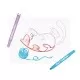 Bloc desen pentru acuarele, Lil , 20 file hartie groasa 200 g mp