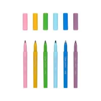 Set 6 carioci cu contur argintiu - Silver Linings