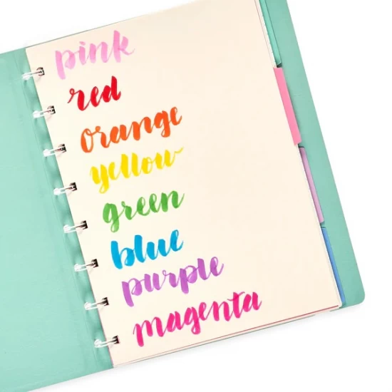 Set 12 carioci cu pensula Brilliant Brush Set 12 carioci cu pensula Brilliant Brush