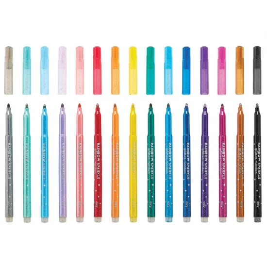 Set 15 culori carioci cu sclipici Rainbow Sparkle Set 15 culori carioci cu sclipici Rainbow Sparkle