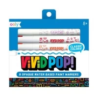 Set 8 Carioci cu vopsea Vivid Pop! clasic
