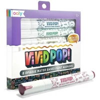 Set 8 Carioci cu vopsea Vivid Pop! metalic