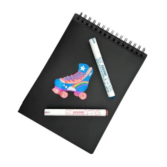 Set 8 Carioci cu vopsea Vivid Pop! metalic Set 8 Carioci cu vopsea Vivid Pop! metalic