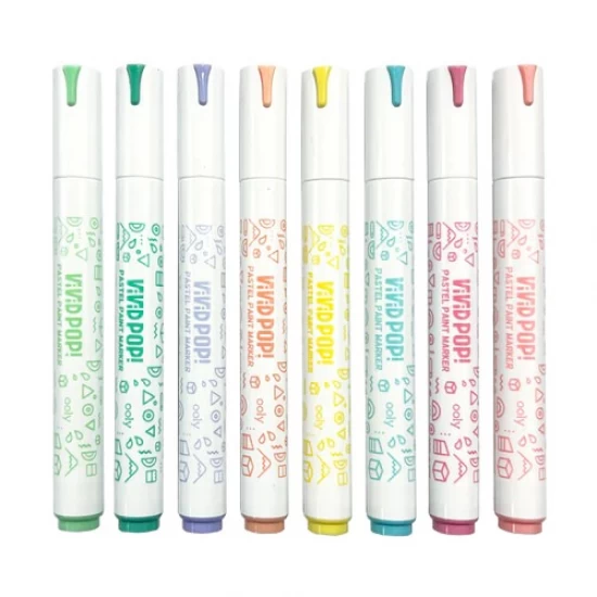 Set 8 Carioci cu vopsea Vivid Pop! pastel Set 8 Carioci cu vopsea Vivid Pop! pastel