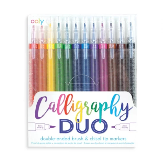 Set 12 Carioci duble caligrafice Duo