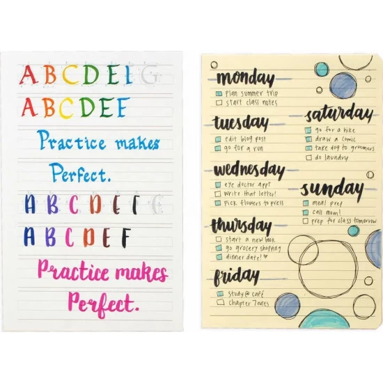 Set 12 Carioci duble caligrafice Duo