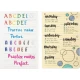 Set 12 Carioci duble caligrafice Duo