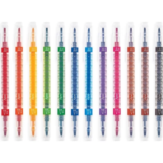 Set 12 Carioci duble caligrafice Duo