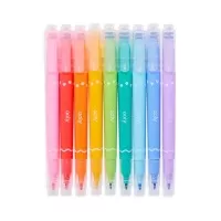 Set 9 carioci duble cu stampile Confetti Stamp