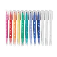 Carioci duble cu stampile Stamp-A-Doodle - Set de 9 culori si 3 care schimba culoarea