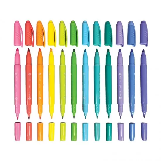 Set 12 carioci duble pastelate Set 12 carioci duble pastelate