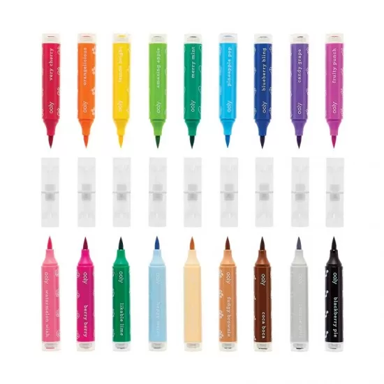 Set 18 carioci lavabile duble cu stampile Stampables Set 18 carioci lavabile duble cu stampile Stampables