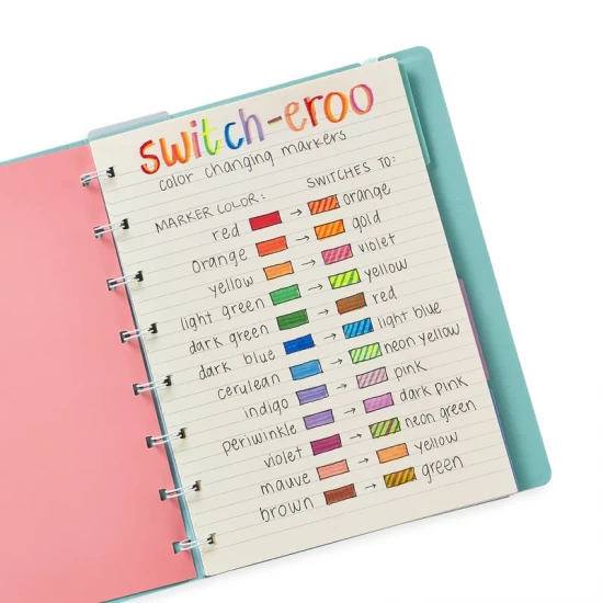 Set 12 carioci magice care schimba culorile - Switch-eroo! Set 12 carioci magice care schimba culorile - Switch-eroo!