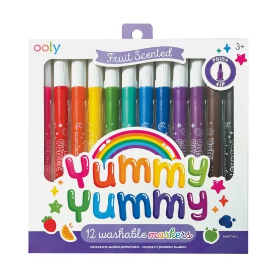 Set 12 carioci parfumate lavabile Yummy Yummy Set 12 carioci parfumate lavabile Yummy Yummy