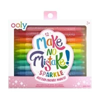 Set 12 Carioci stralucitoare care se sterg - Make no mistake!