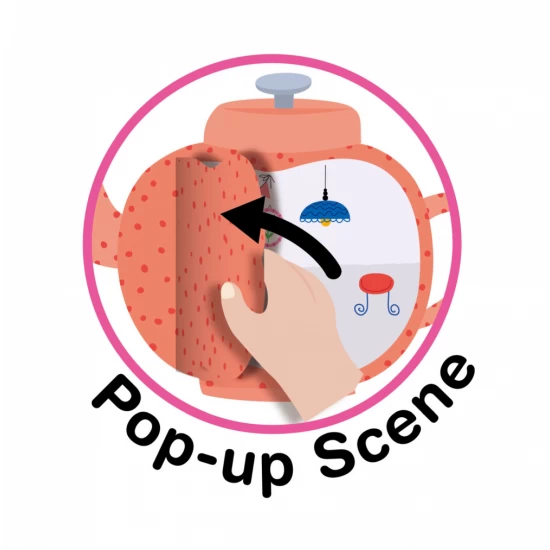 Carte cu abtibilduri repozitionabilesi scene pop-up - Viata in Padure Carte cu abtibilduri repozitionabilesi scene pop-up - Viata in Padure