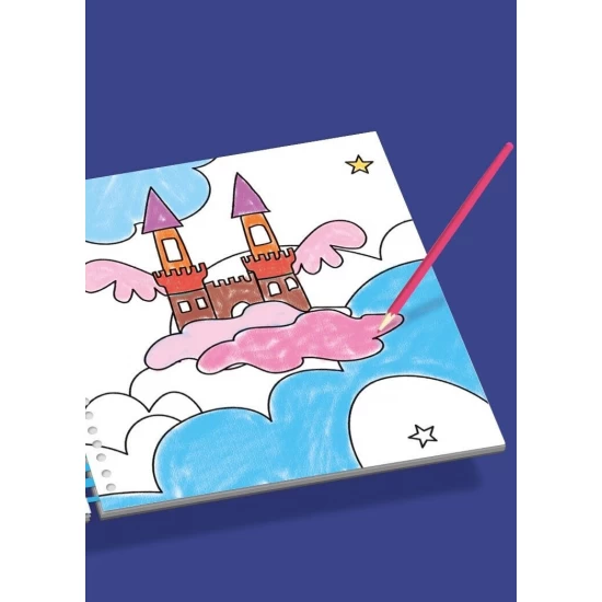 Carte portabila cu activitati de razuit - Calatorie in lumea magica Carte portabila cu activitati de razuit - Calatorie in lumea magica
