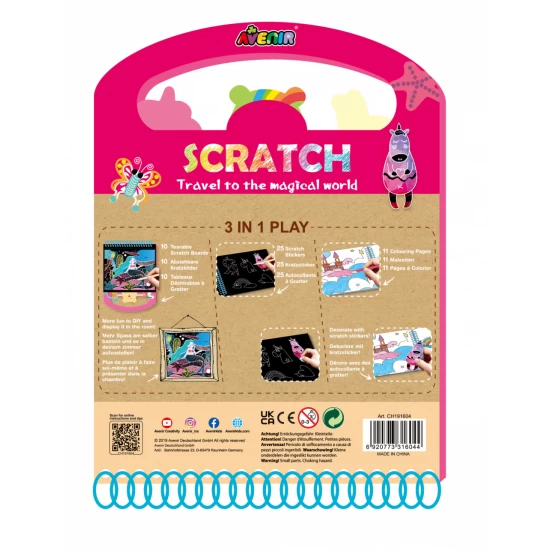 Carte portabila cu activitati de razuit - Calatorie in lumea magica Carte portabila cu activitati de razuit - Calatorie in lumea magica