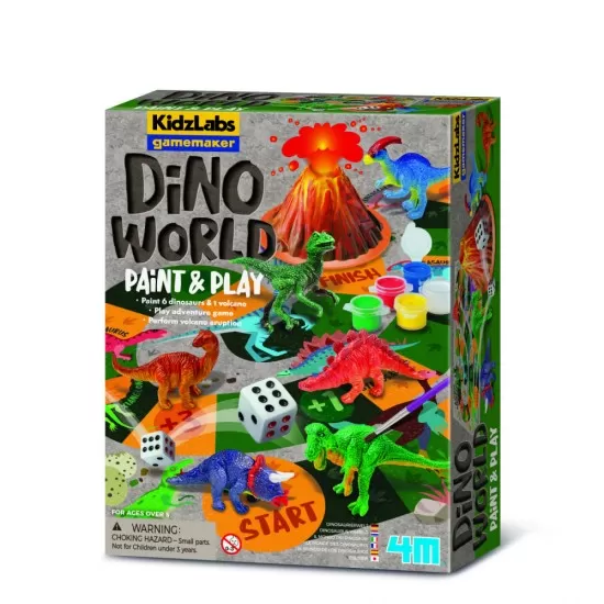 Picteaza propriul joc - Lumea Dinozaurilor KidzLabs Picteaza propriul joc - Lumea Dinozaurilor KidzLabs