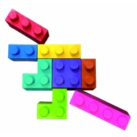 Creioane cerate interconectabile Block Crayons - Dinozaur T-Rex, Haku Yoka