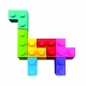 Creioane cerate interconectabile Block Crayons - Dinozaur Brachiosaurus, Haku Yoka Creioane cerate interconectabile Block Crayons - Dinozaur Brachiosaurus, Haku Yoka