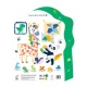 Set 6 creioane cerate pentru degete - Dinozauri Haku Yoka Set 6 creioane cerate pentru degete - Dinozauri Haku Yoka