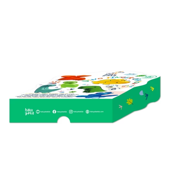 Set 6 creioane cerate pentru degete - Dinozauri Haku Yoka Set 6 creioane cerate pentru degete - Dinozauri Haku Yoka