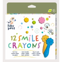 Set creioane cerate Zambete, Haku Yoka, 12 culori