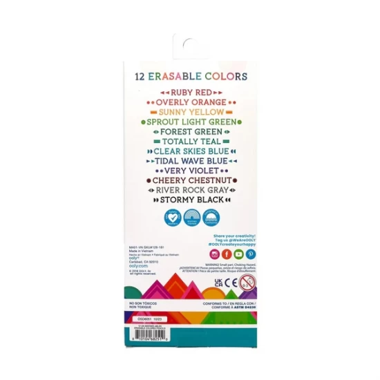 Set 12 creioane colorate care se sterg Un-Mistake-Ables! Set 12 creioane colorate care se sterg Un-Mistake-Ables!