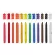 Set 12 culori lavabile creioane cu gel pentru geam si sticla Rainy Dayz Set 12 culori lavabile creioane cu gel pentru geam si sticla Rainy Dayz