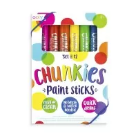 Set 12 creioane tempera solida Chunkies