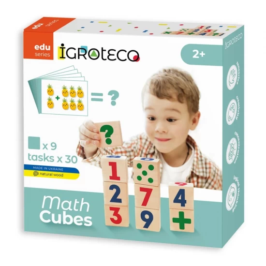 Cuburi matematice din lemn Cuburi matematice din lemn