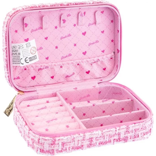 Cutie de bijuterii si accesorii cu paiete reversibile Girabrilla Nice