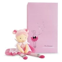 Papusa balerina din plus Lily Rose 36 cm roz
