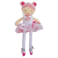 Papusa balerina din plus Lily Rose 36 cm roz