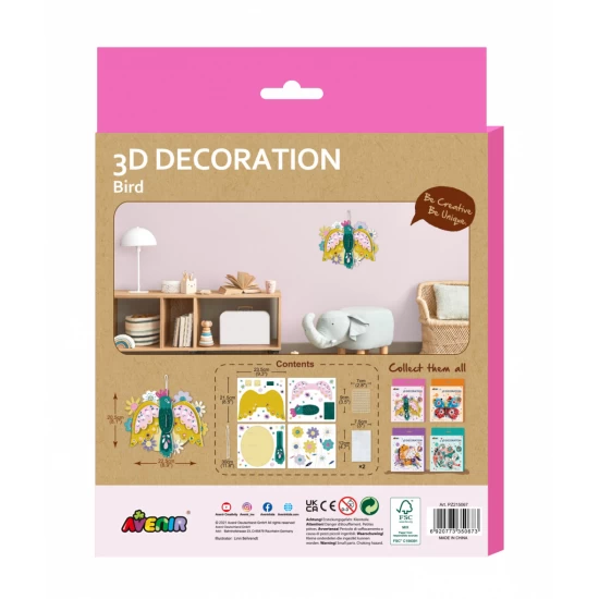 Decoratiune 3D - Pasare Decoratiune 3D - Pasare