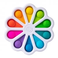 Jucarie senzoriala cu bule numerice din silicon Dimpl Digits Fat Brain Toys