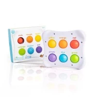 Jucarie senzoriala educativa cu bule din silicon Dimpl Duo Fat Brain Toys