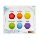 Jucarie senzoriala educativa cu bule din silicon Dimpl Duo Fat Brain Toys