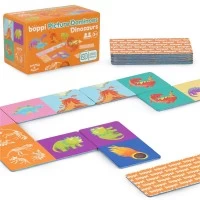 Domino cu Imagini Boppi, 28 piese, Dinozauri