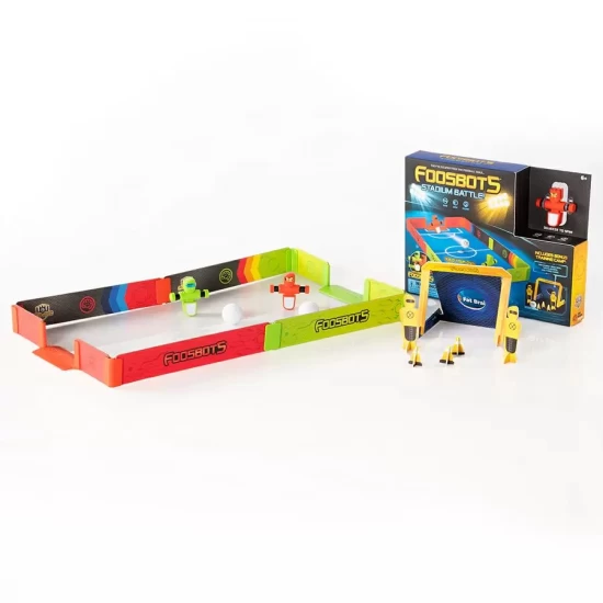 Set competitie cu stadion si roboti de fotbal Foosbots