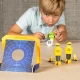 Set competitie cu stadion si roboti de fotbal Foosbots