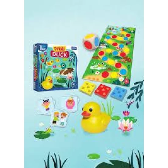 Joc de societate cooperativ pentru toddleri Funny Duck Joc de societate cooperativ pentru toddleri Funny Duck