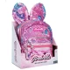 Ghiozdan Girabrilla Bunny model Iepuras cu paiete reversibile