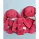 Iepuras Doudou jucarie de plus, 35 cm, fucsia