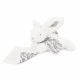 Jucarie de plus bebelusi iepuras doudou 16 cm alb Jucarie de plus bebelusi iepuras doudou 16 cm alb