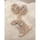 Set Botosei si Jucarie de Plus Iepuras Doudou Bej Set Botosei si Jucarie de Plus Iepuras Doudou Bej