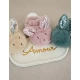 Set Botosei si Jucarie de Plus Iepuras Doudou Roz Set Botosei si Jucarie de Plus Iepuras Doudou Roz