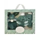 Set Botosei si Jucarie de Plus Iepuras Doudou verde Set Botosei si Jucarie de Plus Iepuras Doudou verde
