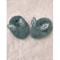 Set Botosei si Jucarie de Plus Iepuras Doudou verde